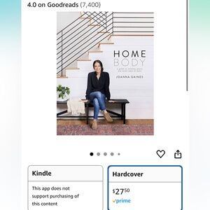 Home Body by Joanna Gaines Hardcover